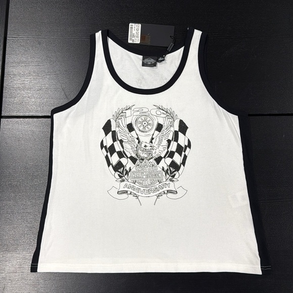 Harley-Davidson Women's 120th Anniversary Contrast Tank Top - 2XL - Picture 1 of 8